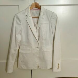 White Banana Republic blazer